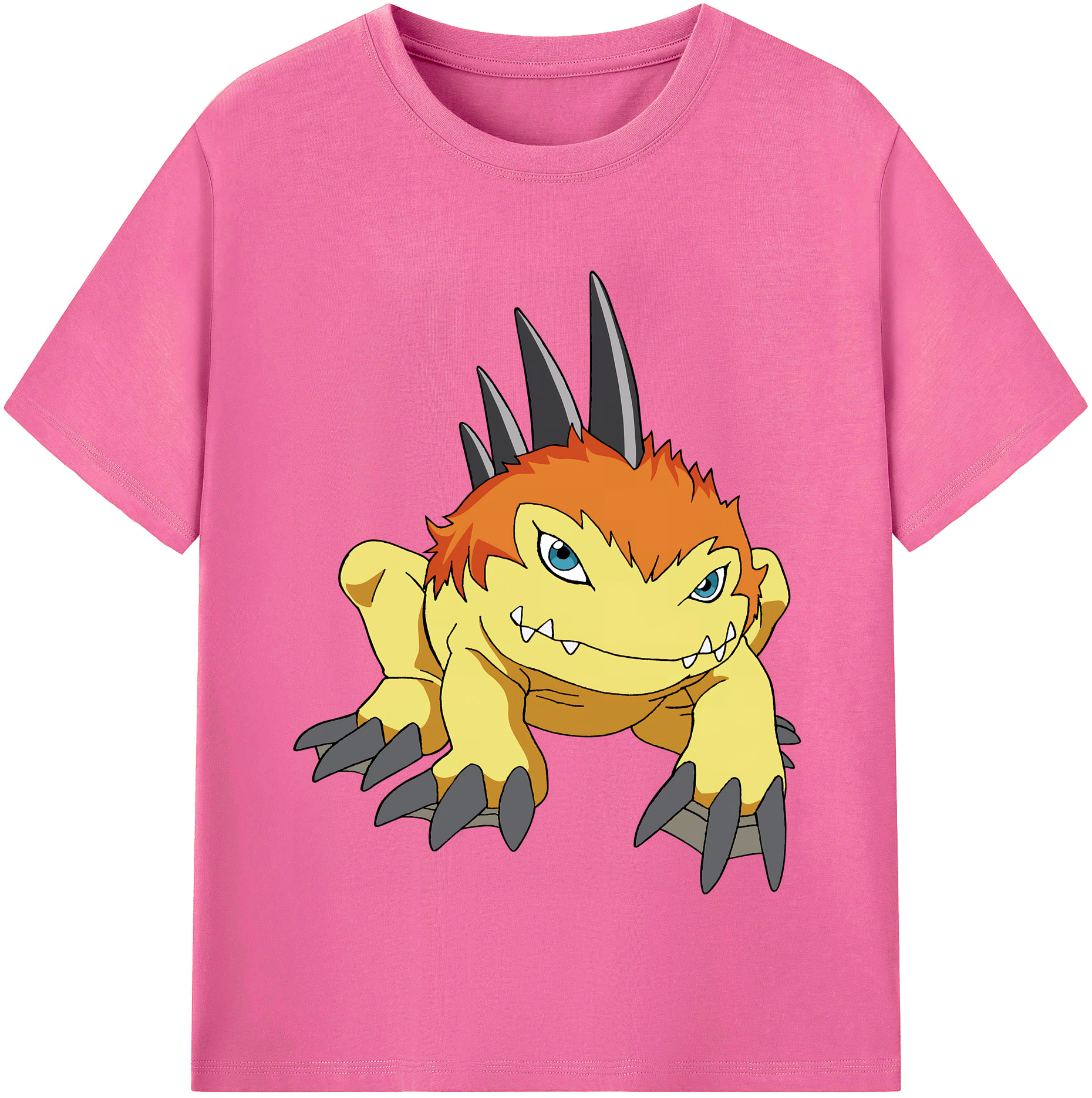 （画像用） Digimon デジタルモンスター/デジモン レディースカジュアルプリントTシャツ（綿100％）